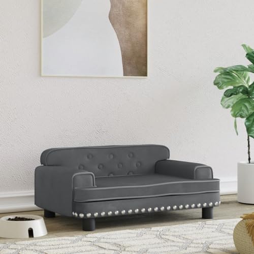 Homgoday Hundebett Dunkelgrau 70 x 45 x 30 cm aus Samt, Hundebett Cuia für Hunde Cuia Hund Cuia weich für Hund Cuia für Hund Innen p Homgoday Hundebett Dunkelgrau 70 x 45 x 30 cm aus Samt, Hundebett Cuia für Hunde Cuia Hund Cuia weich für Hund Cuia für Hund Innen p von Homgoday