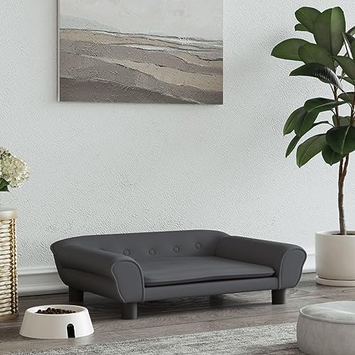 Homgoday Hundebett Dunkelgrau 70 x 48 x 22 cm aus Samt, Hundebett Cuia für Hunde Cuia Hund Cuia weich für Hund Cuia Homgoday Hundebett Dunkelgrau 70 x 48 x 22 cm aus Samt, Hundebett Cuia für Hunde Cuia Hund Cuia weich für Hund Cuia von Homgoday