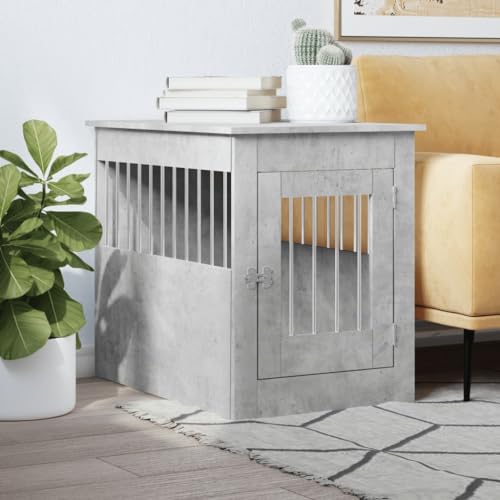 Homgoday Hundekäfig, Einrichtung, Zementgrau, 55 x 80 x 68 cm, mehrschichtig, Möbel für drinnen und draußen, Dekoration für Zuhause, Schlafzimmer, Wohnzimmer, Büro Homgoday Hundekäfig, Einrichtung, Zementgrau, 55 x 80 x 68 cm, mehrschichtig, Möbel für drinnen und draußen, Dekoration für Zuhause, Schlafzimmer, Wohnzimmer, Büro von Homgoday