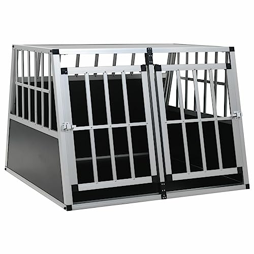 Homgoday Hundekäfig mit Doppeltür 94 x 88 x 69 cm, für den Innen- und Außenbereich, Haustierhaus, Hundehütte, Heimunterschlupf, Tierheim, Tierheim, Haustierbedarf, Tierheim Homgoday Hundekäfig mit Doppeltür 94 x 88 x 69 cm, für den Innen- und Außenbereich, Haustierhaus, Hundehütte, Heimunterschlupf, Tierheim, Tierheim, Haustierbedarf, Tierheim von Homgoday