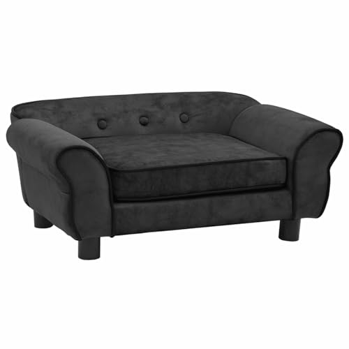 Homgoday Hundesofa, dunkelgrau, 72 x 45 x 30 cm, aus Plüsch, Hundebett, Hundebett, Hundekissen Homgoday Hundesofa, dunkelgrau, 72 x 45 x 30 cm, aus Plüsch, Hundebett, Hundebett, Hundekissen von Homgoday