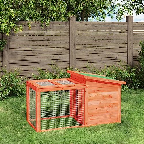 Homgoday Kaninchenstall Braun 100,5x54x55cm Massivholz Kiefer, Kaninchen Meerschweinchenstall und Auslauf Holz Outdoor Kaninchenstall Kleintierhaus Haustierkäfig Tierstall Transportbox Tiere & Homgoday Kaninchenstall Braun 100,5x54x55cm Massivholz Kiefer, Kaninchen Meerschweinchenstall und Auslauf Holz Outdoor Kaninchenstall Kleintierhaus Haustierkäfig Tierstall Transportbox Tiere & von Homgoday