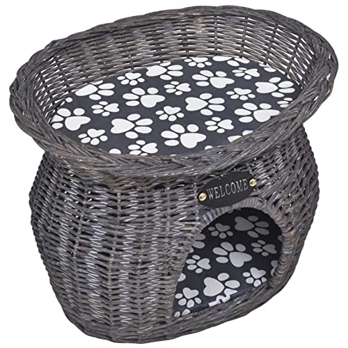 Homgoday Katzenbaum aus Weide Haus / Cuia / Kratzbaum mit Kissen, Katzenspielzeug, Katzenspielzeug, Kratzbaum für Katzen, Kratzbaum Homgoday Katzenbaum aus Weide Haus / Cuia / Kratzbaum mit Kissen, Katzenspielzeug, Katzenspielzeug, Kratzbaum für Katzen, Kratzbaum von Homgoday