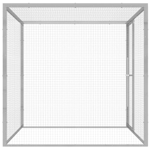 Homgoday Katzenk?fig 1,5x1,5x1,5 m Verzinkter Stahl Katzenk?fig Model146356 von Homgoday