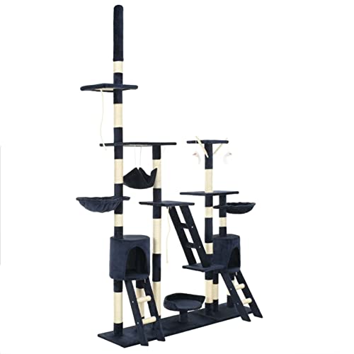 Homgoday Katzenspielzeug, Katzenbaum mit Kratzbaum aus Sisal, 230-250 cm, Blau, Katzenspielzeug, Katzenspielzeug, Kratzbaum für Katzen, Kratzbaum Homgoday Katzenspielzeug, Katzenbaum mit Kratzbaum aus Sisal, 230-250 cm, Blau, Katzenspielzeug, Katzenspielzeug, Kratzbaum für Katzen, Kratzbaum von Homgoday