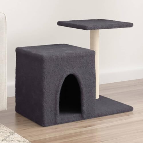 Homgoday Katzenspielzeug, Katzenbaum mit Kratzbaum aus Sisal, dunkelgrau, 50,5 cm, Katzenspielzeug, Katzenspielzeug, Kratzbaum für Katzen, Kratzbaum Homgoday Katzenspielzeug, Katzenbaum mit Kratzbaum aus Sisal, dunkelgrau, 50,5 cm, Katzenspielzeug, Katzenspielzeug, Kratzbaum für Katzen, Kratzbaum von Homgoday