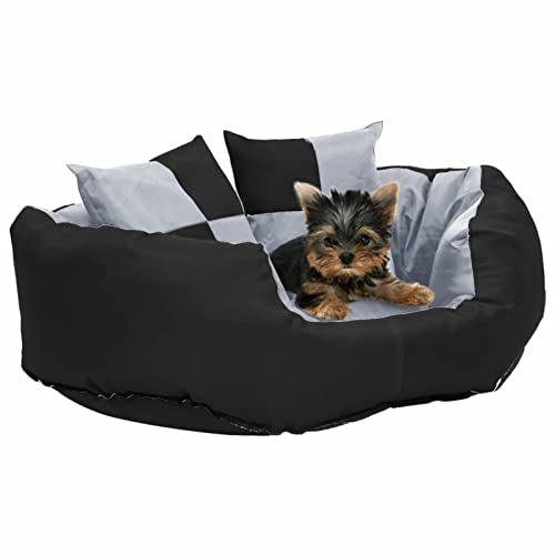 Homgoday Mobili Hundekissen, wendbar und waschbar, Grau/Schwarz, 65 x 50 x 20 cm, Gartenkissen, Sitzkissen, Sofakissen, Gartenbank Homgoday Mobili Hundekissen, wendbar und waschbar, Grau/Schwarz, 65 x 50 x 20 cm, Gartenkissen, Sitzkissen, Sofakissen, Gartenbank von Homgoday