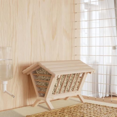 Homgoday Möbel Futterstation für Kaninchen, 44 x 33 x 33 cm, aus massivem Fichtenholz, Dekoration für Möbel, für Innen- und Außenbereiche, für Wohnzimmer, Büro Homgoday Möbel Futterstation für Kaninchen, 44 x 33 x 33 cm, aus massivem Fichtenholz, Dekoration für Möbel, für Innen- und Außenbereiche, für Wohnzimmer, Büro von Homgoday