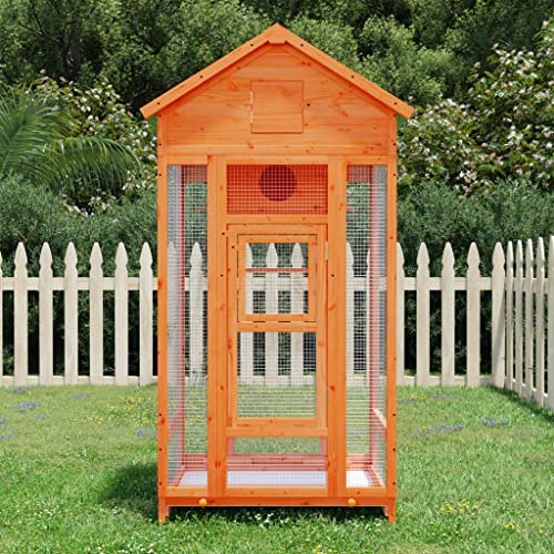 Homgoday Möbel für Haus Innen Außen Wohnzimmer Schlafzimmer Vogelhaus Braun 91,5 x 53 x 170 cm Massivholz Kiefer Homgoday Möbel für Haus Innen Außen Wohnzimmer Schlafzimmer Vogelhaus Braun 91,5 x 53 x 170 cm Massivholz Kiefer von Homgoday