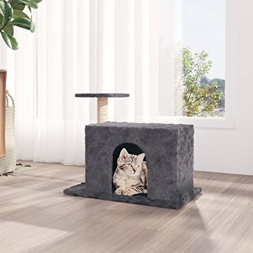 Homgoday Möbel für Katzen mit Kratzbaum aus Sisal Dunkelgrau 51 cm, Katzenspielzeug, Katzenspielzeug, Kratzbaum für Katzen, Kratzbaum Homgoday Möbel für Katzen mit Kratzbaum aus Sisal Dunkelgrau 51 cm, Katzenspielzeug, Katzenspielzeug, Kratzbaum für Katzen, Kratzbaum von Homgoday