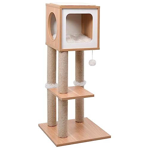 Homgoday Möbel für Katzen mit Teppich Kratzbaum aus Sisal 90 cm, Katzenspielzeug, Katzenspielzeug, Kratzbaum für Katzen, Kratzbaum Modell 170927 Homgoday Möbel für Katzen mit Teppich Kratzbaum aus Sisal 90 cm, Katzenspielzeug, Katzenspielzeug, Kratzbaum für Katzen, Kratzbaum Modell 170927 von Homgoday