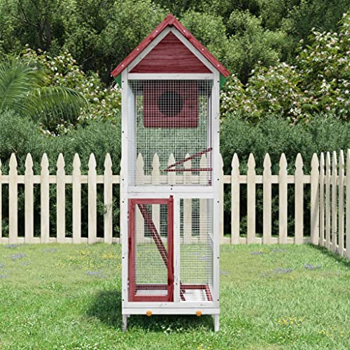 Homgoday Moka Vogelhaus 60x58,5x160 cm Kiefer Massivholz Möbel Möbel für Wohnzimmer Büro Schlafzimmer Homgoday Moka Vogelhaus 60x58,5x160 cm Kiefer Massivholz Möbel Möbel für Wohnzimmer Büro Schlafzimmer von Homgoday