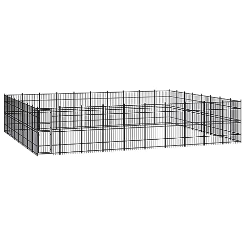 Homgoday Outdoor Hundehütte Stahl 73,73m², Hundehütte Welpenlaufstall, Garten Laufstall Zaun Kistengehege Käfig, Laufstall geeignet für Hunde, Welpen, Katzen & Kaninchen, Tiere & Haustierbedarf Homgoday Outdoor Hundehütte Stahl 73,73m², Hundehütte Welpenlaufstall, Garten Laufstall Zaun Kistengehege Käfig, Laufstall geeignet für Hunde, Welpen, Katzen & Kaninchen, Tiere & Haustierbedarf von Homgoday