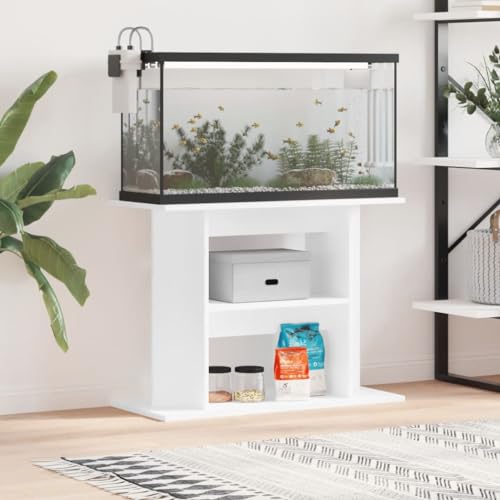 Homgoday Ständer für Aquarium, 80 x 35 x 60 cm, aus mehrschichtigem Holz, weiß, Möbel für Haus, Innen- und Außenbereich, Wohnzimmer, Schlafzimmer Homgoday Ständer für Aquarium, 80 x 35 x 60 cm, aus mehrschichtigem Holz, weiß, Möbel für Haus, Innen- und Außenbereich, Wohnzimmer, Schlafzimmer von Homgoday