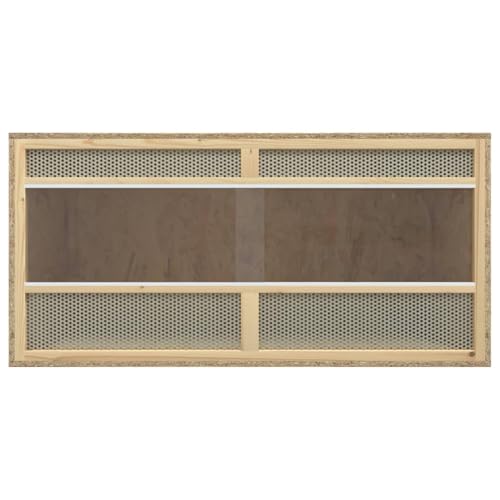 Homgoday Terrarium Holzwerkstoff 100x47x47 cm Haustierkäfig Model170885 von Homgoday
