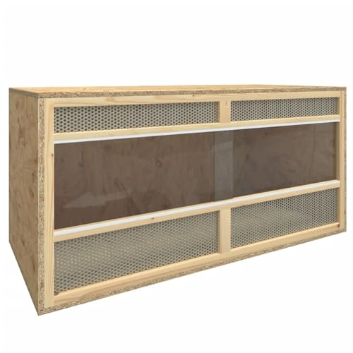 Homgoday Terrariummöbel aus mehrschichtigem Holz, 100 x 47 x 47 cm, Homgoday Terrariummöbel aus mehrschichtigem Holz, 100 x 47 x 47 cm, von Homgoday