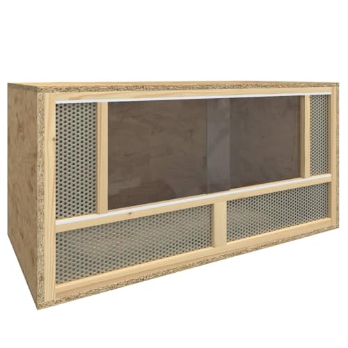 Homgoday Terrariummöbel aus mehrschichtigem Holz, 80 x 40 x 40 cm, Homgoday Terrariummöbel aus mehrschichtigem Holz, 80 x 40 x 40 cm, von Homgoday