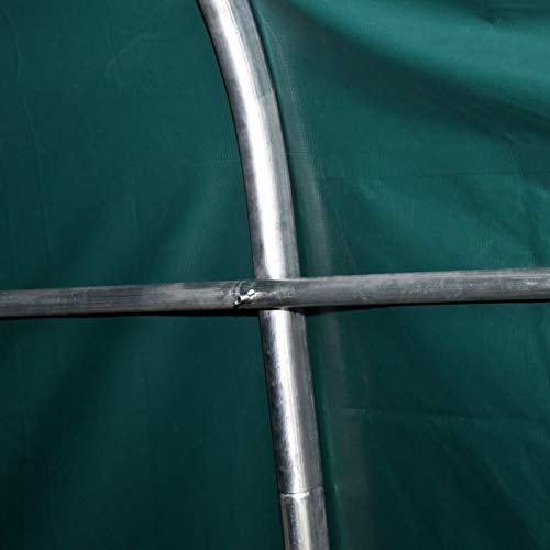 Homgoday Viehzelt, abnehmbar, PVC, Dunkelgrün, 550 g/m², 3,3 x 3,2 m Homgoday Viehzelt, abnehmbar, PVC, Dunkelgrün, 550 g/m², 3,3 x 3,2 m von Homgoday