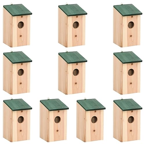 Homgoday Vogelhäuser 10 Stück Massivholz 12x12x22cm Vogelhäuser Haus & Garten Homgoday Vogelhäuser 10 Stück Massivholz 12x12x22cm Vogelhäuser Haus & Garten von Homgoday