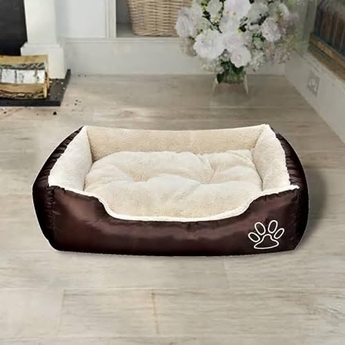 Homgoday Warmes Hundebett Mit Gepolstertem Kissen S, Hundebett Weiches Hundebett Für Hund Innen Homgoday Warmes Hundebett Mit Gepolstertem Kissen S, Hundebett Weiches Hundebett Für Hund Innen von Homgoday