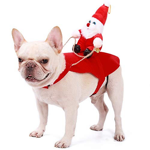 Homieco Hunde Weihnachtskostüm, Haustier Hund Katze Weihnachten Kleidung, Santa Outfit für Hund Katze, Hundeweihnachts Mantel, Haustier Kleidung für für Weihnachten, Party, Geburtstag etc Homieco Hunde Weihnachtskostüm, Haustier Hund Katze Weihnachten Kleidung, Santa Outfit für Hund Katze, Hundeweihnachts Mantel, Haustier Kleidung für für Weihnachten, Party, Geburtstag etc von Homieco