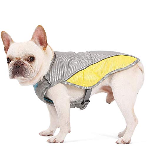 Homieco Hundekühlweste Atmungsaktives Hundejacke Sommer Cooler, Outdoor Anti-Heat Sommermantel für Hund, Kühlweste Kleidung Hundehalsband, Haustierkleidung von Homieco