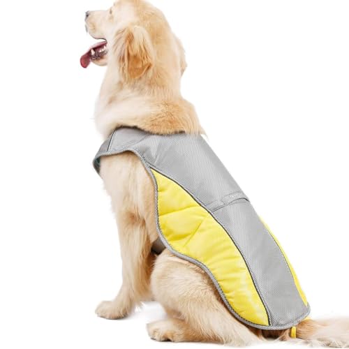Homieco Hundekühlweste Atmungsaktives Hundejacke Sommer Cooler, Outdoor Anti-Heat Sommermantel für Hund, Kühlweste Kleidung Hundehalsband, Haustierkleidung von Homieco