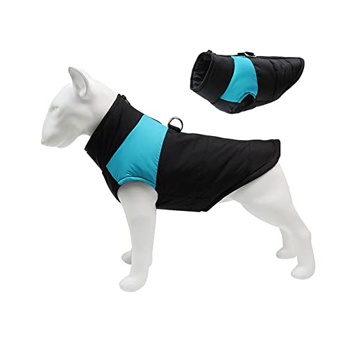 Homieco wasserdichte Hundemantel Jacke, Haustier Winterkleidung Snowproof Wasserdicht, Warme Haustier Jacke Hundejacke Hundepullover für Hunde - Blau von Homieco