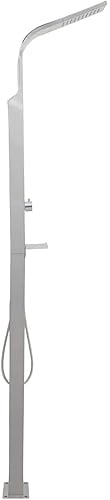 Hommdiy Garden Shower Column Pool Shower Outdoor Shower Garden Stainless Steel Curved von Hommdiy