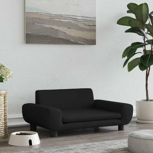 Hommdiy Hundebett Hundesofa Schwarz 70x45x33 cm Samt Hommdiy Hundebett Hundesofa Schwarz 70x45x33 cm Samt von Hommdiy