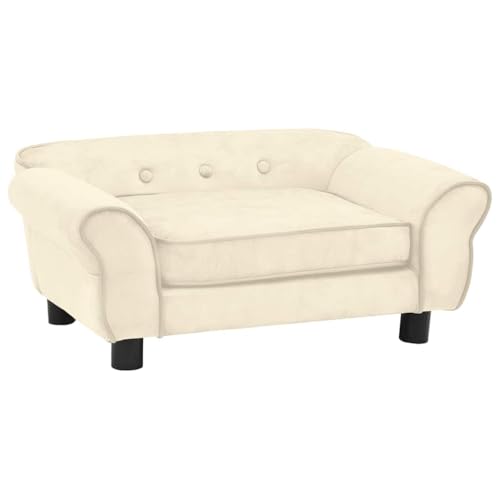 Hommdiy Hundesofa Creme 72x45x30 cm Plüsch Hommdiy Hundesofa Creme 72x45x30 cm Plüsch von Hommdiy
