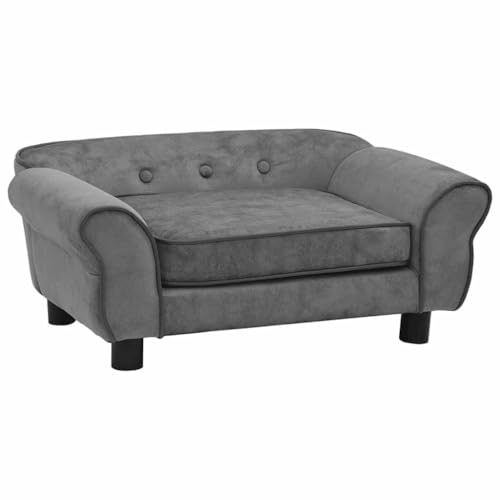 Hommdiy Hundesofa Dunkelgrau 72x45x30 cm Plüsch Hommdiy Hundesofa Dunkelgrau 72x45x30 cm Plüsch von Hommdiy