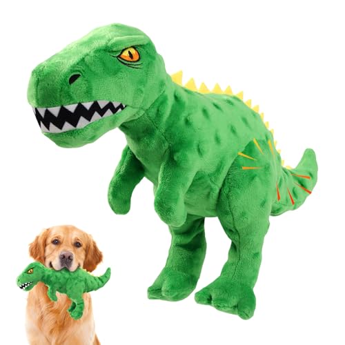 Homounter Plüsch-Hundespielzeug mit Knisterpapier, gefülltes Kauspielzeug für kleine, mittelgroße und große Hunde von Homounter