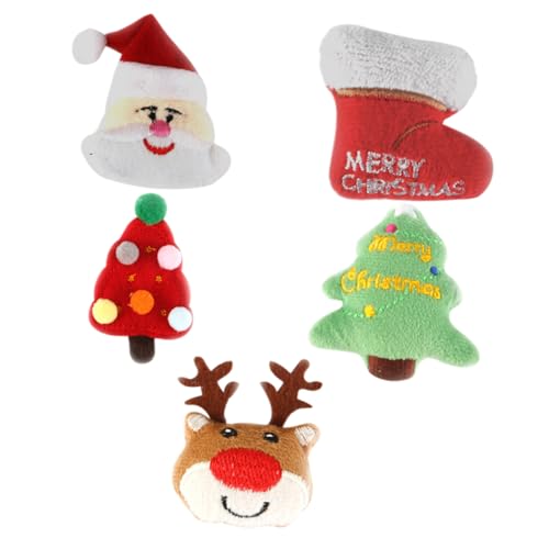 Homoyoyo 1-5 Stück Weihnachts Katzenspielzeug Set Mit Katzenminze – Plüsch Spielzeuge Für Katzen Zur Weihnachtszeit – Perfektes Zubehör Für Indoor-Katzen Und Kätzchen Weihnachtsbaum Homoyoyo 1-5 Stück Weihnachts Katzenspielzeug Set Mit Katzenminze – Plüsch Spielzeuge Für Katzen Zur Weihnachtszeit – Perfektes Zubehör Für Indoor-Katzen Und Kätzchen Weihnachtsbaum von Homoyoyo