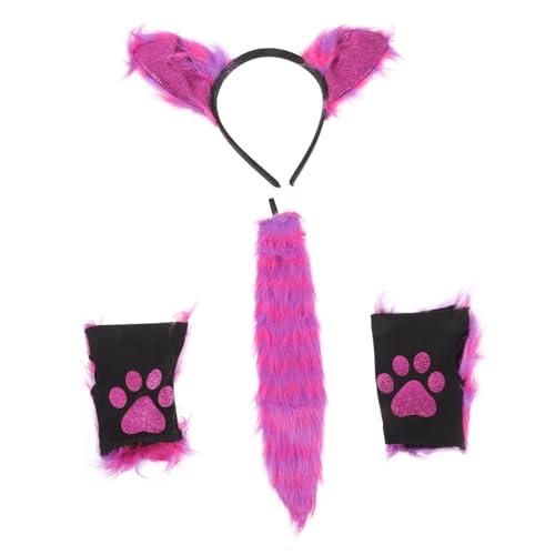 Homoyoyo 1 Set Schwanzzubehör Kapuzenpullover Hunde Stirnband Katzenschwanz Pelzmütze Halloween Chihuahua Masken Kuh Kit Cosplay Ohr Cosplay Kostüm Pfoten Tier Wolf Plüsch Homoyoyo 1 Set Schwanzzubehör Kapuzenpullover Hunde Stirnband Katzenschwanz Pelzmütze Halloween Chihuahua Masken Kuh Kit Cosplay Ohr Cosplay Kostüm Pfoten Tier Wolf Plüsch von Homoyoyo