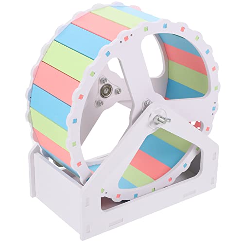 Homoyoyo 1 Satz Kleines Tierrad Stilles Rad des Igels Hamster Spinnrad Laufrad Für Hamster Ratte Fliegende Untertasse Kleines Tierspielzeug Kleiner Hamster Hamsterbedarf Groß PVC Rotieren von Homoyoyo