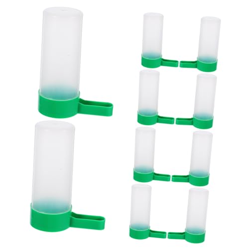 Homoyoyo 10 Stück Automatischer Vogeltrinkbecher für Papageien Futter und Trinkschalen für Grün für Kleine und Mittelgroße Homoyoyo 10 Stück Automatischer Vogeltrinkbecher für Papageien Futter und Trinkschalen für Grün für Kleine und Mittelgroße von Homoyoyo