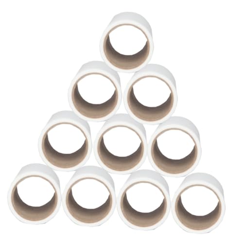 Homoyoyo 10 Stück Klebepapier Reinigungstape für Fusselroller Oblique Abreißbar Gleichmäßig Klebend Breit für Tierhaare Kleidung Sofa und Bett Langlebig und Vielseitig Einsetzbar von Homoyoyo