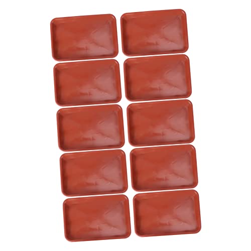 Homoyoyo 10 Stück Rechteckige Kunststoff Blumenkübel Untersetzer Wasserablauf Tray für Innen Außen Basisplatte für Oberflächen Langlebig für Pflanzenpflege Homoyoyo 10 Stück Rechteckige Kunststoff Blumenkübel Untersetzer Wasserablauf Tray für Innen Außen Basisplatte für Oberflächen Langlebig für Pflanzenpflege von Homoyoyo