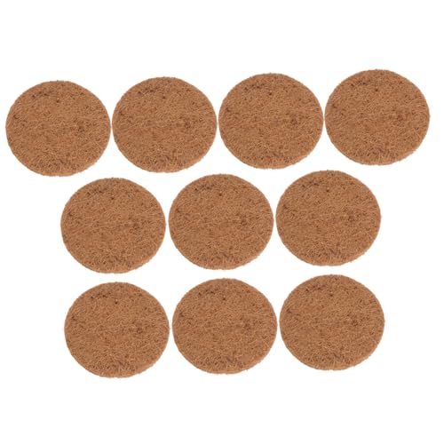Homoyoyo 10 Stück Teiliges Natürliche Kokosfaser Nistunterlage für Tauben und Vögel Atmungsaktive Langlebige Vogelnestmatte Leichtes Nestzubehör für Gesunde Vogelzucht von Homoyoyo