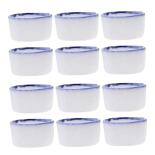 Homoyoyo 12 Stück Mini Wasserschalen für Reptilien Keramische Trinkbehälter für Kleine Wie Spinnen Geckos und Schlangen für Terrarien Dekoration für Puppenhäuser Homoyoyo 12 Stück Mini Wasserschalen für Reptilien Keramische Trinkbehälter für Kleine Wie Spinnen Geckos und Schlangen für Terrarien Dekoration für Puppenhäuser von Homoyoyo