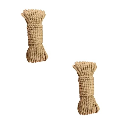 Homoyoyo 2 STK Sisalseil Katzenkrallenseil Pflanzer Kratzbaum Seil Katze Spielt Seil Ersatzkratzbaum Für Katzen Katzenpost Multifunktionales Sisalseil Katze Kratzt Material Ersetzen von Homoyoyo