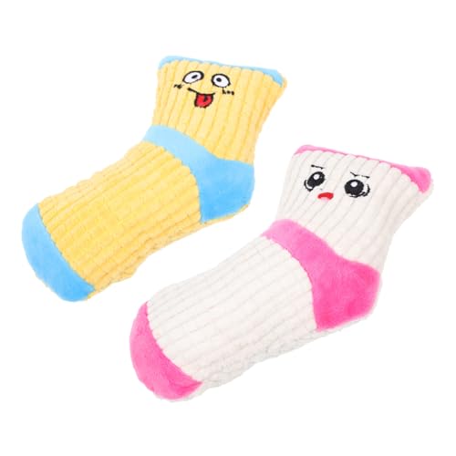 Homoyoyo 2 Stück Hund Plüschtier Welpenspielzeug für kauen ausgestopft Dogs Soft Toys Dog Toy Bundle small Dog Cartoon quietschende Haustierspielzeug Toys for Large Dogs Puppy Toys Homoyoyo 2 Stück Hund Plüschtier Welpenspielzeug für kauen ausgestopft Dogs Soft Toys Dog Toy Bundle small Dog Cartoon quietschende Haustierspielzeug Toys for Large Dogs Puppy Toys von Homoyoyo