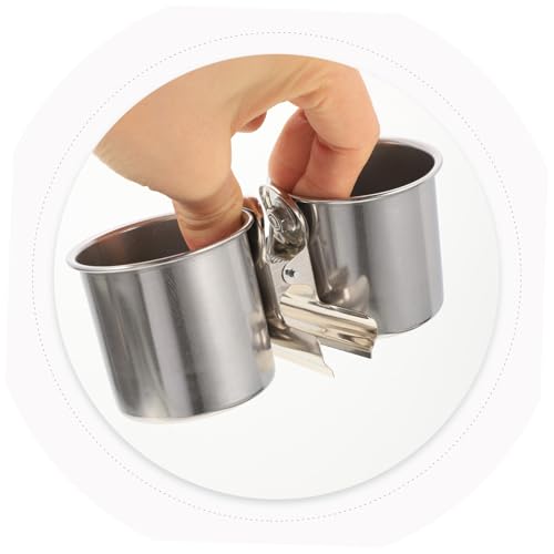 Homoyoyo 2 Stück Vogelnapf mit Clip Parrot Food Dispenser und Wassernapf für Käfige Einfach zu Befestigen Geeignet für Papageien Wellensittiche Nymphensittiche Praktische Futterhalterung Homoyoyo 2 Stück Vogelnapf mit Clip Parrot Food Dispenser und Wassernapf für Käfige Einfach zu Befestigen Geeignet für Papageien Wellensittiche Nymphensittiche Praktische Futterhalterung von Homoyoyo
