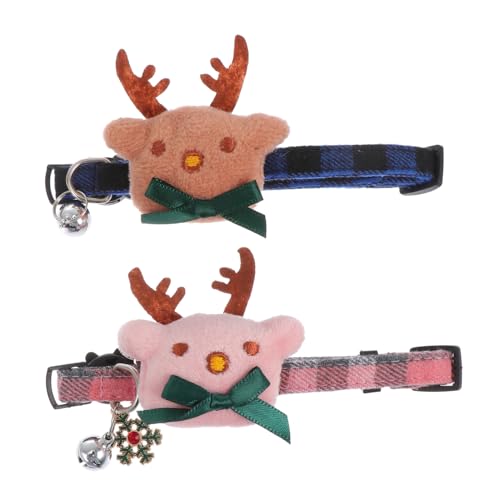 Homoyoyo 2 Verstellbares Teiliges Haustierhalsband mit Weihnachtsmuster Langlebig und Komfortabel für Hunde und Katzen Geeignet für Tägliches Tragen Feiern und Festliche Anlässe Homoyoyo 2 Verstellbares Teiliges Haustierhalsband mit Weihnachtsmuster Langlebig und Komfortabel für Hunde und Katzen Geeignet für Tägliches Tragen Feiern und Festliche Anlässe von Homoyoyo