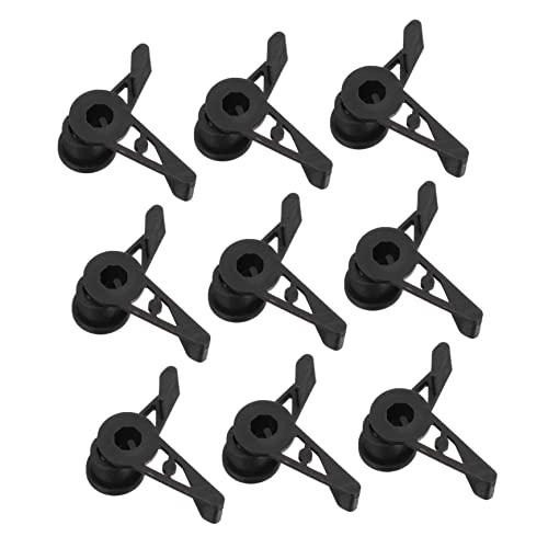 Homoyoyo 20 Stück Verstellbare Pflanzen Bieger Für Stressfreies Training - 360 Grad Kunststoff Clips Zum Biegen Von Ästen Und Zweigen - Ideal Für Gartenarbeit Und Pflanzenpflege Schwarz von Homoyoyo