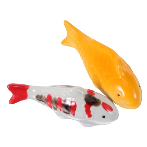 Homoyoyo 2stücke Schwimmende Koi-Fisch-dekor Aus Keramik Für Teich Und Garten Aquarium-Ornament Fisch-statuen Für Badewanne Und Außenbereich Homoyoyo 2stücke Schwimmende Koi-Fisch-dekor Aus Keramik Für Teich Und Garten Aquarium-Ornament Fisch-statuen Für Badewanne Und Außenbereich von Homoyoyo