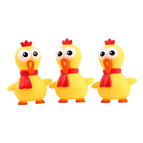 Homoyoyo 3 Stück Quetschspielzeug Huhn – Lustige Gelbe Gummi-Hühner Für Und Hunde – Perfekte Hühner Für Tierische Spielstunden Homoyoyo 3 Stück Quetschspielzeug Huhn – Lustige Gelbe Gummi-Hühner Für Und Hunde – Perfekte Hühner Für Tierische Spielstunden von Homoyoyo