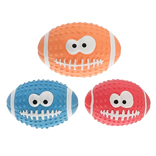 Homoyoyo 3 Stück Teiliges Interaktives Quietschspielzeug für Kautschuk Rugby Ball für Outdoor Aktivitäten Robust und Langlebig zur Beschäftigung Langeweile Zufällige Farbe Homoyoyo 3 Stück Teiliges Interaktives Quietschspielzeug für Kautschuk Rugby Ball für Outdoor Aktivitäten Robust und Langlebig zur Beschäftigung Langeweile Zufällige Farbe von Homoyoyo