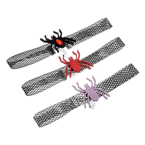 Homoyoyo 3 Stücke Teiliges Kleine Katzenhalsbänder mit Glocke Halloween Spinnenmotiv Abnehmbar Sicher Stilvoll für Festliche Haustierdekoration Homoyoyo 3 Stücke Teiliges Kleine Katzenhalsbänder mit Glocke Halloween Spinnenmotiv Abnehmbar Sicher Stilvoll für Festliche Haustierdekoration von Homoyoyo